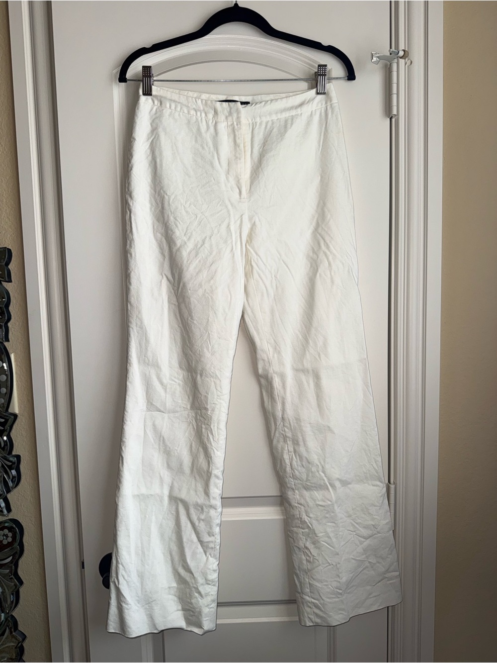 Antonio Melani White Linen Pants size 0